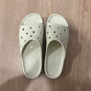 CROCS Cream Women's Sandals